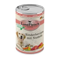 Landfleisch 9115878 dogs moist food Beef, Noodle, Vegetable Adult 400 g
