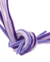 Glorex Chenilledraht 8 mm, Lila, 10 Stück - Länge: 50 cm - Durchmesser: 8 mm - Detailfarbe: Lila - Drahtart: Chenilledraht
