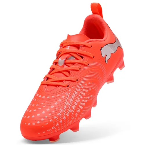 PUMA Future 9 Play FG/AG Jr Football Male Orange, White