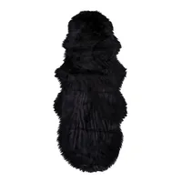 House Nordic Pelzimitat 180 x 60 cm, Schwarz - Eigenschaften: Keine Eigenschaft - Zertifikate: Keine Zertifizierung - Breite: 180 cm - Höhe: 60 cm - Detailfarbe: Schwarz - Produkttyp: Pelzimitat