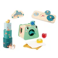 Janod Beschäftigungsspielzeug Box 12 Monate - Altersempfehlung ab: 1 Jahr - Material: FSC®-Holz - Eigenschaften: Keine Eigenschaft - Zertifikate: Keine Zertifizierung - Detailfarbe: Mehrfarbig