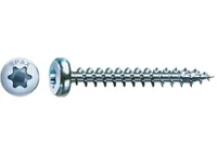 Spax Spanplattenschrauben 3 x 16 mm, 200 Stück - Schraubentyp: Spanplattenschrauben - Schraubenkopf: Pan Head - Schraubenkopfantrieb: Torx - Gewinde: Vollgewinde - Oberfläche: verzinkt - Material: Stahl