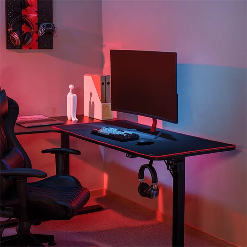 Logilink Mauspad XXXL Gaming, 120 x 60 x 0,3cm schwarz