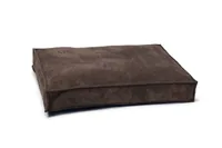 Designed by Lotte Hunde-Bett Ribbed Braun 100x70x15cm - Breite: 100 cm - Länge: 70 cm - Detailfarbe: Braun - Tierart: Hund - Produkttyp: Bett