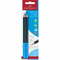 FABER-CASTELL Bleistift Jumbo Grip B 111993 4 Farben, Set