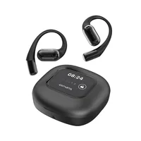 4smarts Open-Ear Bluetooth Kopfhörer SkyBuds AI Screen, Schwarz - Detailfarbe: Schwarz - Kopfhörer Ausstattung: Mikrofon - App - Ladeschale/Ladebox - Verbindungsmöglichkeiten: Bluetooth - Aktive Geräuschunterdrückung: Nein - Einsatzbereich: Sport - Kopfhö