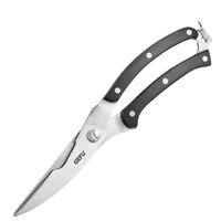 GEFU 12620 kitchen scissors 253 mm Black, Stainless steel Poultry