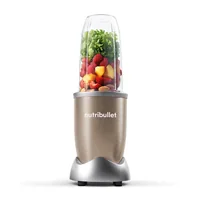 NUTRiBULLET Nährstoffextraktor Pro Champagne 900 W - Motorleistung: 900 W - Funktionen: Zerkleinern - Mixen - Smoothies - Detailfarbe: Gold - Fassungsvermögen: 0.7 l