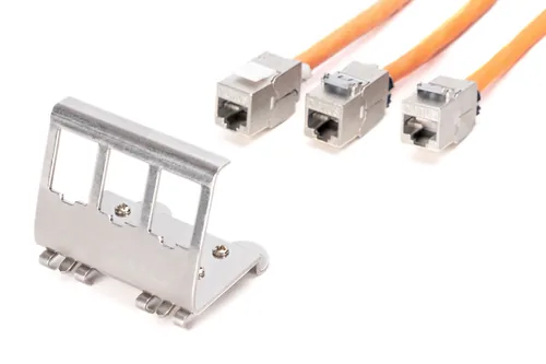 DIN-RAIL ADAPTER FOR3X KEYST.M 3X KEYSTONE MODUL