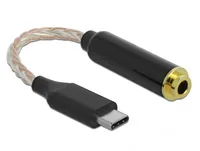 Delock Audio Adapter USB Type-C™ Stecker zu 4,4 mm 5 Pin Klinkenbuchse 12,5 cm