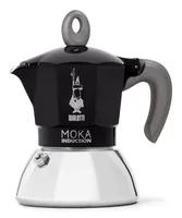 Bialetti Moka Induktion, Schwarz, Espressokocher für 2 Tassen