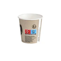 Duni Einweg-Kaffeebecher Thank You 120 ml, 45 Stück, Beige - Produkttyp: Einweg-Kaffeebecher - Materialtyp: Papier - Material: Karton - Detailfarbe: Beige
