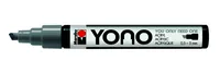 Marabu Acrylmarker YONO 0.5 - 5 mm Grau - Strichstärke: 1-5 mm - Verpackungseinheit: 1 Stück - Oberfläche: Leinwand - Metall - Kunststoff - Holz - Stein - Glas - Textilien - Beton - Porzellan - Papier - Set: Nein - Detailfarbe: Grau - Eigenschaft-Stift: L