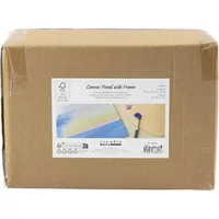 Creativ Company Keilrahmen 15.8 x 23.8 cm, Weiss, 10 Stück - Format: 15.8 x 23.8 cm - Material: Holz - Pappe