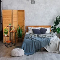 relaxdays Pflanzenständer mit 4 Ablagen 80 x 40 cm, Nature/Schwarz - Detailfarbe: Nature - Schwarz - Detailmaterial: Mitteldichte Holzfaserplatte (MDF) - Stahl - Grundmaterial: Holz - Metall