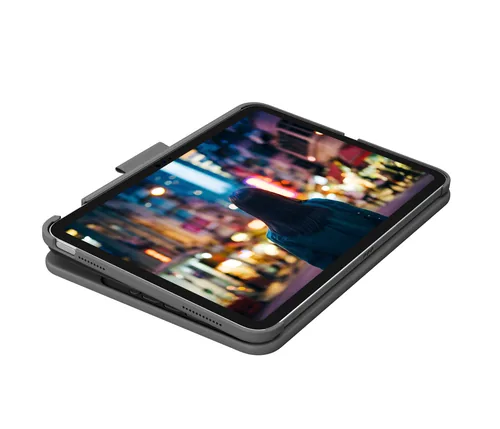 LOGITECH Slim Folio -  for iPad  - 10th gen - GREY - (CH) - CENTRAL