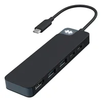 HYPER Flex 5 Port USB-C - Ladefunktion: Ja - Dockinganschluss: USB-C - Kompatible Hersteller: Universal - VESA-Bohrung vorhanden: Nein