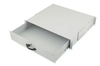 DIGITUS Schublade 2HE 483mm grau abschließbar