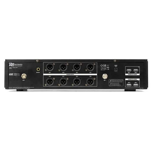 Power Dynamics Drahtlossystem PD528B - Wandlerprinzip: Kondensator - Richtcharakteristik: Niere - Bauweise: Funkmikrofon - Anschlüsse: USB - XLR - 6.3 mm Klinke - Signalverarbeitung: Digital - Betriebsart: Netzbetrieb