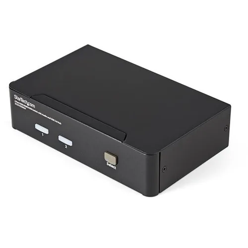StarTech.com 2 Port USB HDMI KVM Switch with Audio and USB 2.0 Hub - TAA