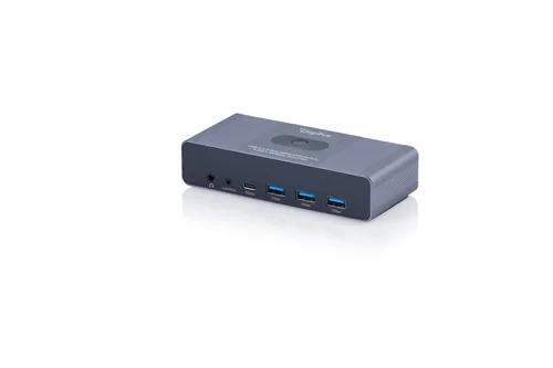 Digitus DS-12856 Tastatur/Video/Maus (KVM)-Switch Grau