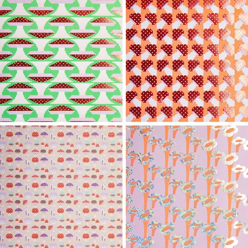Rico Design Bastelpapier Bastelblock Origami 50 Blatt, 15 x 15 cm - Papierformat: 15 x 15 cm - Selbstklebend: Nein - Papierfarbe: Mehrfarbig - Papiertyp: Bastelpapier - Mediengewicht: 70 g/m² - Verpackungseinheit: 50 Stück