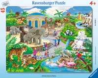 Ravensburger Puzzle Besuch im Zoo - Motiv: Tiere - Altersempfehlung ab: 4 Jahren - Tiefe: 32.5 cm - Eigenschaften: Keine Eigenschaft - Zertifikate: Keine Zertifizierung - Breite: 24.5 cm