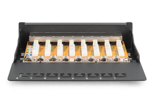 DIGITUS DESKTOP CAT 6 PATCH PANEL SHIELDED