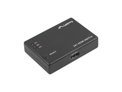 LANBERG VIDEO SWITCH 3X HDMI + MICRO USB PORT