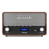 Audizio DAB+ Radio Corno Grau - Radio Tuner: FM - DAB+ - Stromversorgung: Batteriebetrieb - Netzbetrieb - Detailfarbe: Grau - Ausstattung: Display - Weckfunktion - Senderspeicher - Typ: Tischradio