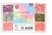 Glorex Perlen-Set 1200 Stück, Buchstaben - Packungsgrösse: 1 Stück - Perlenart: Perlenset - Detailfarbe: Mehrfarbig - Durchmesser: 0 mm