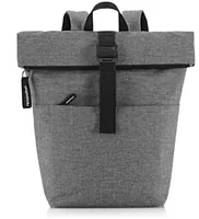 Reisenthel Freizeitrucksack Rolltop Backpack Twist Silver - Volumen: 22 l - Rucksack Typ: Freizeit-Rucksack - Zielgruppe: Unisex - Eigenschaften: Aus recyceltem Material - Zertifikate: amfori BSCI - Helm Fixierung: Nein