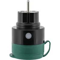 InLine 40155O Prise intelligente 3680 W Noir, Vert