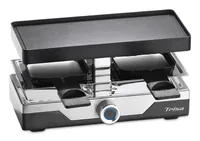 Trisa Premium 2 griglia per raclette 2 persona(e) 500 W Nero, Acciaio inox