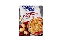Hero Gratin Dauphinois 500 g - Produkttyp: Kartoffelgerichte - Nährwertangabe pro: 100 g - Energiegehalt (in kj): 338 - Energiegehalt (in kcal): 81 - Fett: 3.7 - Gesättigte Fettsäuren: 2.2