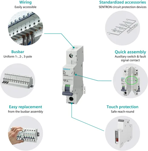 Siemens CIRCUIT BREAKER 6KA 1+N-P C25