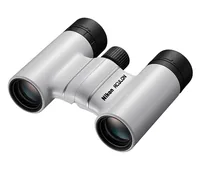 Nikon Fernglas Aculon T02 8x21 Weiss - Prismentyp: Dachkant - Dämmerungszahl: 12.97 - Vergrösserung: 8 × - Bildstabilisator: Nein - Gewicht: 195 g - Sehfeld auf 1000 m: 110 m