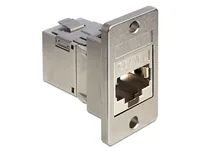 Delock Keystone Halterung 1 Port für Geräteeinbau 4 Stück
