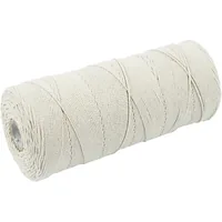 Creativ Company Baumwollkordel 315 m, Weiss - Länge: 315 m - Durchmesser: 1 mm - Detailfarbe: Weiss - Schmuckband-Art: Baumwollkordel