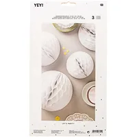 Rico Design 99001.71.26 embellishment ornament White 3 pc(s)