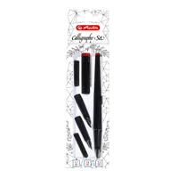 Pelikan Kalligraphie Set 5-teilig, Schwarz - Strichstärke: 1.1 mm - 1.5 mm - 2.3 mm - Set: Ja - Bedienungsseite Stift: Universal - Ergnonomisch Schreiben: Keine Angaben - Anwender: Erwachsene - Jugendliche - Schriftfarbe: Diverse