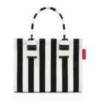 Reisenthel Tasche Daily Shopper XS Summerstripes Black - Breite: 27 cm - Detailfarbe: Schwarz - Weiss - Material: Polyester - Höhe: 21 cm - Länge: 14 cm
