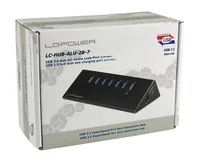 LC-Power USB Hub USB 3.2 Gen 1 (3.1 Gen 1) Type-A 5000 Mbit/s Black