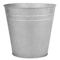 Esschert Design Eimer 1.26 l Grau - Volumen: 1.26 l - Material: Zink - Form: Diverse - Detailfarbe: Grau - Ausstattung: Keine - Einsatzort: Aussen