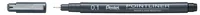 Pentel Pointliner Black Stick ballpoint pen 12 pc(s)