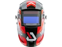Yato YT-73921 welding mask/helmet Welding helmet with auto-darkening filter Black, Red, Silver