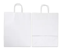 ELCO Geschenktasche 32 x 13 x 41, 50 Stück, Weiss - Material: Papier - Verpackungseinheit: 50 Stück - Motiv: Blanko - Detailfarbe: Weiss - Verpackungsart: Geschenktasche