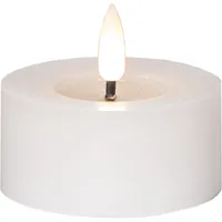 Star Trading LED Teelichter Set Flamme Flow 2 Pack, Weiss - Betriebsart: Batteriebetrieb - Fernbedienung: Nein - Aussenanwendung: Nein - Timerfunktion: Ja - Set: Ja - Durchmesser: 7 cm
