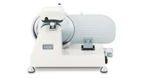 ADE Schneidemaschine KA 1806 Grau/Weiss - Ausstattung: Integrierter Schleifapparat - Detailfarbe: Weiss - Grau - Leistung: 140 W - Gerätetyp: Allesschneider - Schnittstärke: 0 bis 15 mm - Verwendung: Allesschneider