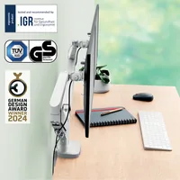 Leitz 65370085 monitor mount / stand 81.3 cm (32") Desk Grey